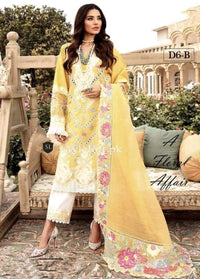 Styleloft.pk Crimson Embroidered Linen Unstitched 3 Piece Suit 3 PIECE