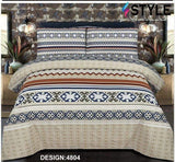 Styleloft.pk D-649 Premium Cotton King Bedsheet bed sheests