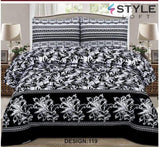 Styleloft.pk D-657 Premium Cotton King Bedsheet bed sheests