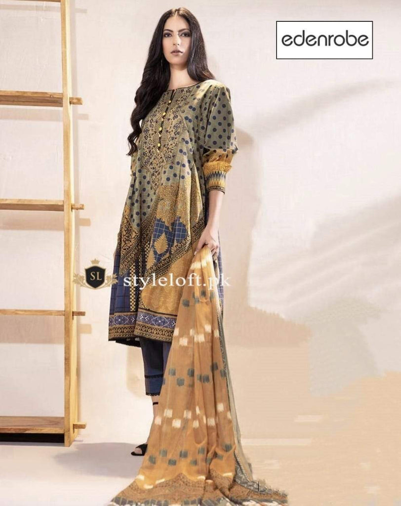 Eden Robe Advertisement Eden Robe Embroidered Lawn Collection 21 – STYLE LOFT