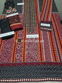 Styleloft.pk Eden Robe Unstitched Winter Collection 2020 3 PIECE