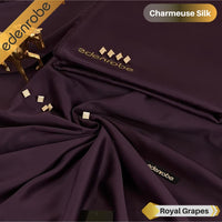 Styleloft.pk Edenrobe Charmeuse Silk  Unstitched Suit for Men's 2 PIECE