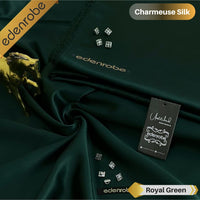 Styleloft.pk Edenrobe Charmeuse Silk  Unstitched Suit for Men's 2 PIECE