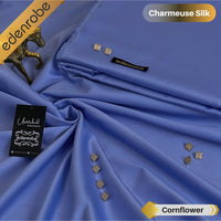 Styleloft.pk Edenrobe Charmeuse Silk  Unstitched Suit for Men's 2 PIECE