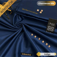 Styleloft.pk Edenrobe Charmeuse Silk  Unstitched Suit for Men's 2 PIECE