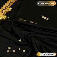 Styleloft.pk Edenrobe Charmeuse Silk  Unstitched Suit for Men's 2 PIECE