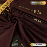 Styleloft.pk Edenrobe Charmeuse Silk  Unstitched Suit for Men's 2 PIECE