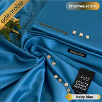 Styleloft.pk Edenrobe Charmeuse Silk  Unstitched Suit for Men's 2 PIECE