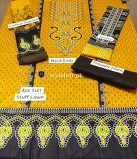 Styleloft.pk Edenrobe Spring/ Summer Lawn 3Piece Suit 3 PIECE