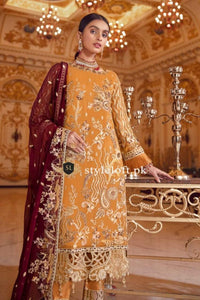 Styleloft.pk Emaan Adeel Full Embroiereded Party Wear THREE PIECE