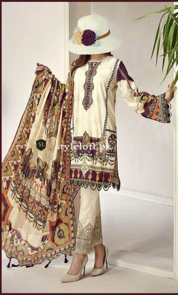 Styleloft.pk Farasha Unstitched Winter Collection 2020 3 PIECE