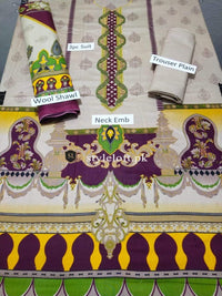 Styleloft.pk Farasha Unstitched Winter Collection 2020 3 PIECE