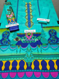 Styleloft.pk Farasha Unstitched Winter Collection 2020 3 PIECE