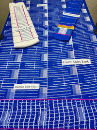 Styleloft.pk GA-010 Embroidered Linen 2Piece Suit (Shirt & Trouser) 2 PIECE