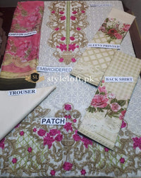 Gul Ahmed Lawn Collection 2020 Unstitched 3 Piece Suit