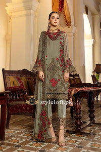 Styleloft.pk Imrozia by Serene Embroidered Chiffon Unstitched 3Pc Suit I-126 Voeux 3 PIECE