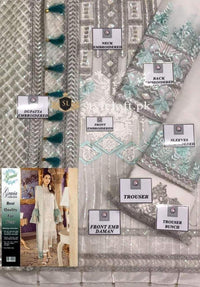 Styleloft.pk Imrozia Embroidered Chiffon Unstitched 3 Piece Suit- Luxury Collection 3 PIECE