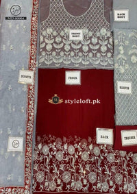 Styleloft.pk Indian Chiffon Embroidered Maxi - Luxury Collection 3 PIECE
