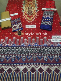 Styleloft.pk Itthad Spring/Summer Lawn 3Piece Suit 3 PIECE