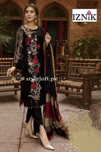 Styleloft.pk Iznik Embroidered Lawn 3Piece Suit 3 PIECE