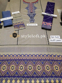 Styleloft.pk Iznik Spring/Summer Lawn 3Piece Suit 3 PIECE