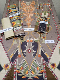 Styleloft.pk Iznik Unstitched Winter Collection 2020 3 PIECE
