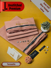 Styleloft.pk J. Cotton Unstitched Suit for Men's 2 PIECE