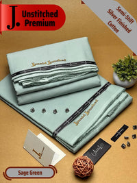 Styleloft.pk J. Cotton Unstitched Suit for Men's 2 PIECE