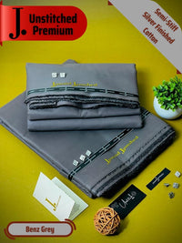 Styleloft.pk J. Cotton Unstitched Suit for Men's 2 PIECE