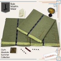 Styleloft.pk J. Slub Wash'n Wear Exclusive Unstitched Suit for Men's-JG 2 PIECE