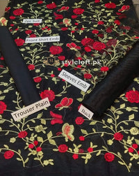 Styleloft.pk Jannat Mirza Celebrity Spotted Linen Shirt and Trouser 2Pc Dress 2 PIECE