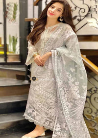 Styleloft.pk Jazmin Organza Collection 3Piece Unstitched Suit 3 PIECE