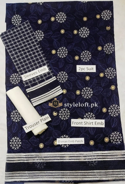 Styleloft.pk Jazmin Spring/Summer Lawn 2Piece Suit(Shirt & Trouser) 2 PIECE