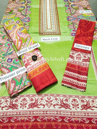 Styleloft.pk Junaid Jamshed Unstitched Linen 3Piece Dress 3 PIECE