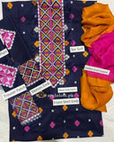 Styleloft.pk Kayseria Embroidered Linen Unstitched 3 Piece Suit 3 PIECE