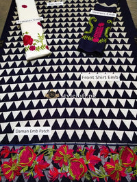 Styleloft.pk Khaadi Embroidered Linen 2Piece Suit (Shirt & Trouser) 2 PIECE