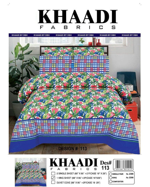 Styleloft.pk Khaadi Premium Cotton King Bedsheet bed sheets