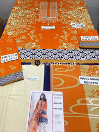 Styleloft.pk Khaadi Unstitched Winter Collection 2020 3 PIECE