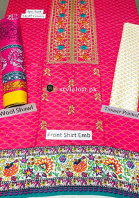 Styleloft.pk Khaadi Unstitched Winter Collection 2021 2 PIECE