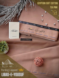 Styleloft.pk LIBAS-E-YOUSAF Soft Cotton Unstitched Suit for Men's 2 PIECE