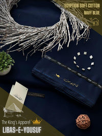 Styleloft.pk LIBAS-E-YOUSAF Soft Cotton Unstitched Suit for Men's 2 PIECE