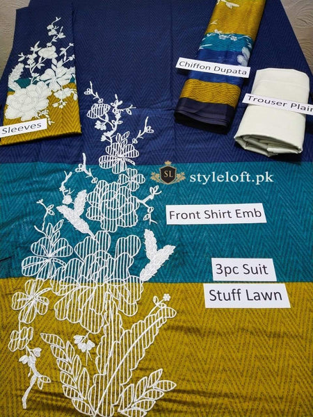 Styleloft.pk Limelight Spring/Summer Lawn 3Piece Suit 3 PIECE