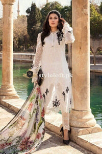 Styleloft.pk Maria B Embroidered Chikankari Suit Unstitched 3 Piece- Summer Collection 3 PIECE
