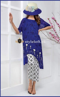 Maria.B Embroidered Linen 2Piece Suit (Shirt & Trouser)