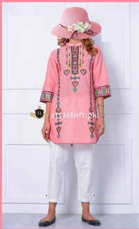 Styleloft.pk Maria.B Embroidered Linen 2Piece Suit (Shirt & Trouser) 2 PIECE