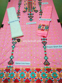 Styleloft.pk Maria.B Embroidered Linen 2Piece Suit (Shirt & Trouser) 2 PIECE