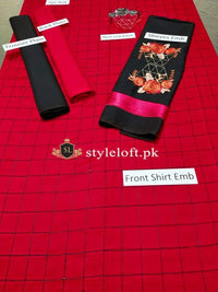 Maria.B Embroidered Linen 2Piece Suit (Shirt & Trouser)SL-114