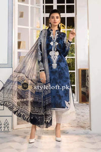 Styleloft.pk Maria B Embroidered Linen Unstitched 3 Piece Suit 3 PIECE