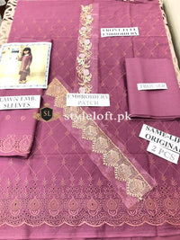 Maria B Kids Chicken Kari Unstitched 2Piece Lawn Dress