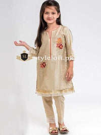 Maria B Kids Chicken Kari Unstitched 2Piece Lawn Dress